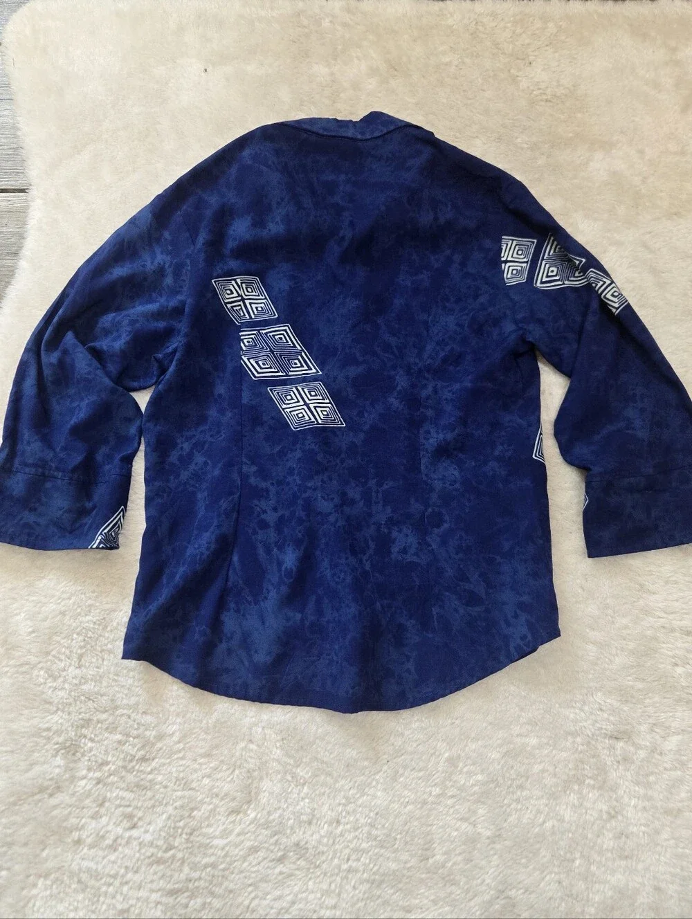 Willy Clothing 3-Piece Blue Aidre Kampala Matching Coordinating Set, S/M
